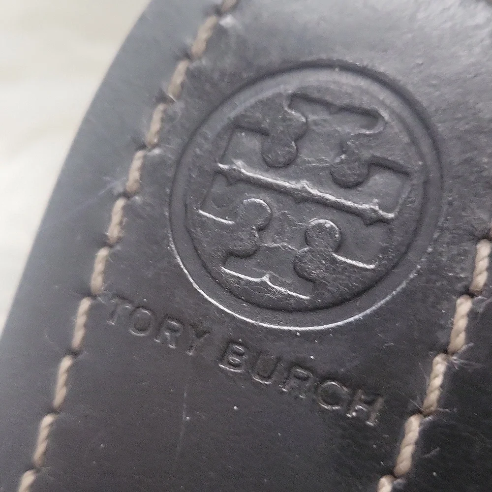 Tory Burch Miller Black Leather Sandals